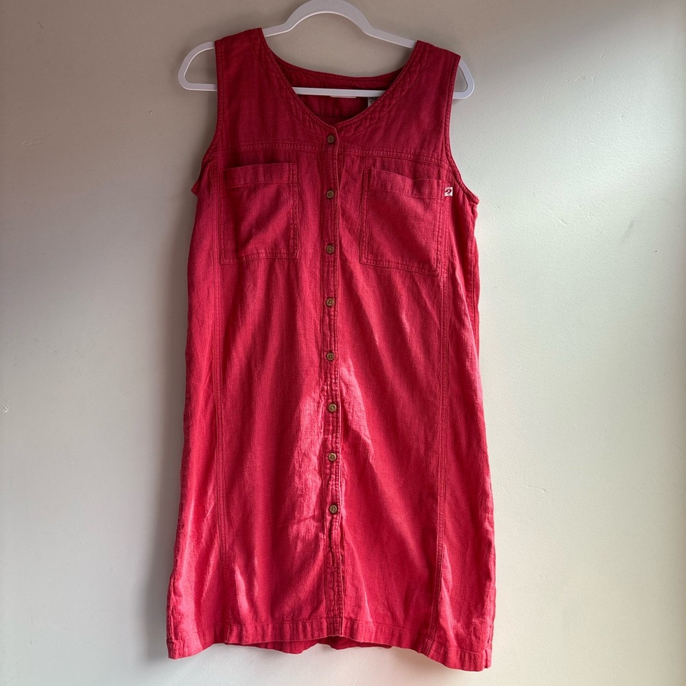 Vintage cargo red dress